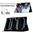 thumbnail image 2 of TECH CIRCLE Case for iPad Air 11 Inch 2024/iPad Air 5th/4th Gen 10.9" 2022/2020,iPad Pro 11 inch Case,Premium PU Leather Folio Multi-Angle View Stand Smart Protective Cover with Auto Sleep/Wake,Peony, 2 of 5