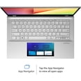 thumbnail image 3 of ASUS Vivobook S14 14 inch FHD Display Laptop, Intel Core i7-8565U Processor, 8GB DDR3 RAM, 512GB SSD, Face Login w/IR Camera, ScreenPad 2.0, Windows 10 Home, Silver with Mazepoly Accessories, 3 of 8