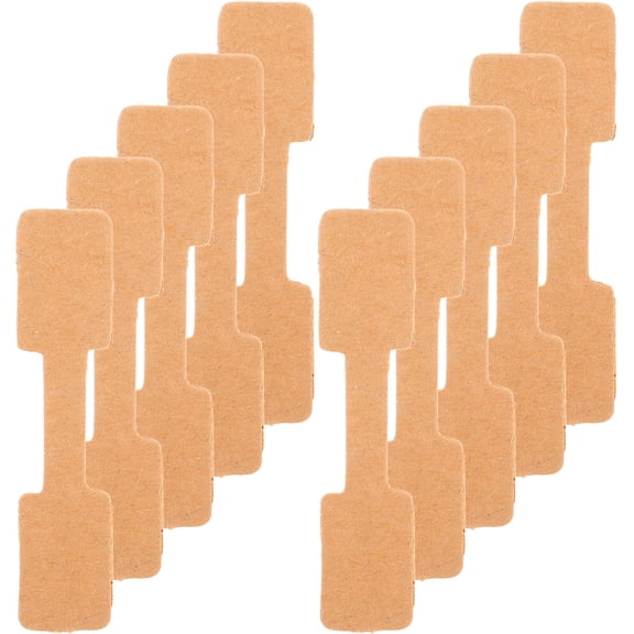 IBASETOY 300Pcs Waterproof Pricemarker Labels Blank Label Stickers Square Khaki for Business