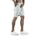 thumbnail image 4 of Mens 2 in 1 Running Shorts Quick Dry Athletic Shorts Gym Workout Short Pants with Liner, 4 of 7