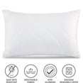 thumbnail image 4 of Quilted Waterproof Pillow Protectors, Zippered Pillowcases, Breathable Protective Pillow Encasement Covers (2, King (20" x 38")), 4 of 9