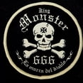thumbnail image 2 of Gorro Beanie Negro Unitalla Logo Kingmonster, 2 of 3