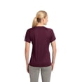 thumbnail image 2 of Sport-Tek Ladies Colorblock PosiCharge Competitor Tee-2XL (Maroon/ Silver), 2 of 6