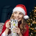 thumbnail image 5 of Christmas Tumbler 40oz Christmas Trees Tumbler with Lid and Straw Snowflakes Cup Xmas Insulated Coffee Mug Christmas Gifts for Women Men, 5 of 6
