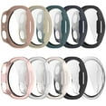 thumbnail image 2 of QHUDLV pour Galaxy Watch 8 Étui de Protection et Film, Noir Mat, Argent, Étoile, Résistant aux Rayures, Plastique et Verre Trempé, 2 of 7