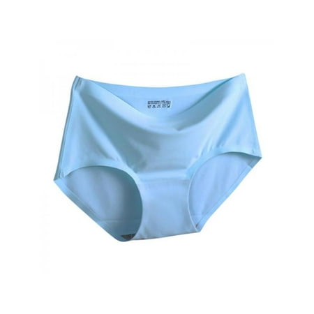

Women s One Piece Seamless Briefs Panties Ice Silk Ultra Thin Comfort Underwear