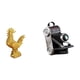 thumbnail image 5 of Figura decorativa de pollo en resina, estatua de animal coleccionable, modelo de cámara con diseño artístico realista, ideal para el dormitorio., 5 of 6