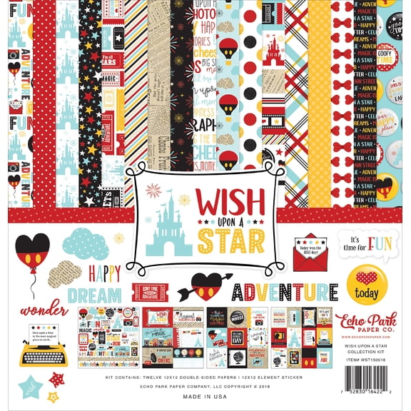 Echo Park Collection Kit 12"X12"-Wish Upon A Star
