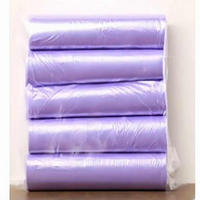 Flat Top Type Garbage Bags High Quality Plastic Trash Bags Disposable Trash Pouch Kitchen Storage Garbage Bags Cleaning Waste Ba PURPLE 45x50cm