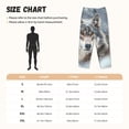 thumbnail image 3 of Balery Majestic Snowy Wolf Pantalones de pijama para mujer, pijamas ultraligeros, pantalones de estar por casa-3X-Large, 3 of 6
