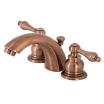 Kingston Brass KB946AL Victorian Mini-Widespread Bathroom Faucet, Antique Copper