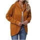 thumbnail image 2 of Chaquetas y abrigos casuales con capucha de manga larga para mujer, otoño e invierno, color sólido, manga larga, capucha, polar, suelto, cárdigan, abrigo, blusa de poliéster para mujer, 2 of 8