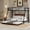 Black, variant on Harper & Bright Designs Full Size Bunk Bed with Trundle, Full Over Full Metal Bunk Bed Frame with Ladder and Safety Rails for Bedroom, White