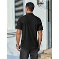 thumbnail image 3 of Thrilos Polo Shirts for Men Short Sleeve Dry Fit Shirts Printed Collar Casual Golf Polo Shirts, 3 of 8