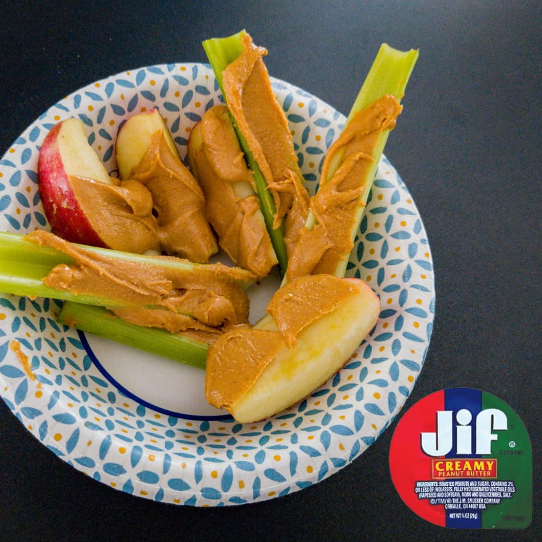 Jif Creamy Peanut Butter To Go Cups, Snack Size (Pack of 36) | Portion Control, Single Serve Portable Cup