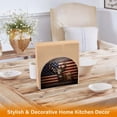 thumbnail image 5 of American Flag Deer Napkin Holder for Table Clear Napkin Stand Paper Holder Acrylic Organizer Dispenser Napkins for Dinner Kitchen Restaurant Room, 5 of 8