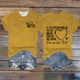 thumbnail image 2 of Prolriy Valentines Day Shirts Women You Are Enough Dear Person Behind Me Print Crew Neck T Shirt Clothing Short Sleeve T Shirt, Shirts for Women Valentines Day Gifts Womens Tops Yellow M, 2 of 9