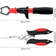 thumbnail image 2 of HJQEQVD Pliers for Fishing Stainless Steel Fishing Pliers | Stainless Steel Hook Remover Fishing Tackle Equipment and Gear Multifunctional Fishing Tools for Ice Fishing Fly Red & One Size, 2 of 5
