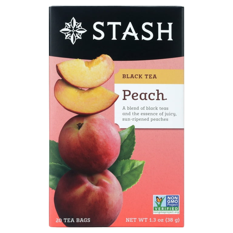 Stash Peach Black Tea Bags, 20 Ct, 1.3 oz