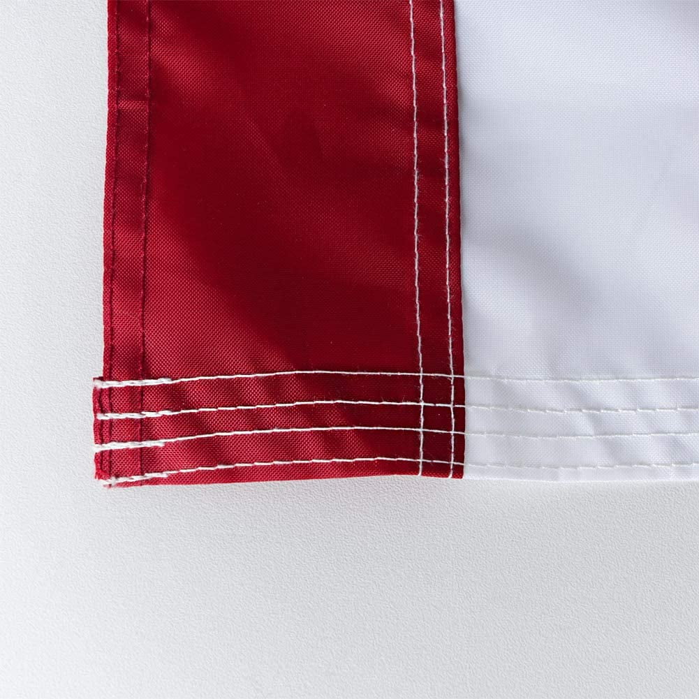 Durable American USA US Flag 4x6 Embroidered Stars Sewn Stripes Longest Lasting Us Flag Made from Oxford Nylon Indoor with Brass Grommets