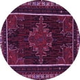 thumbnail image 1 of Ahgly Company Indoor Round Persian Pink Traditional Area Rugs, 4' Round, 1 of 4