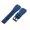 Blue-BK-K3, variant on Waterproof Breathable Silicone Watchbands Fit For Bell Ross BR01 BR03 Series Convex Interface Soft Comfortable Strap 24mm