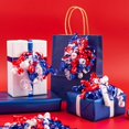 thumbnail image 4 of Paquete de 12 lazos autoadhesivos decorativos con ribete de cinta WRAPAHOLIC, 4 of 7