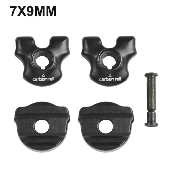 Bgsha Pince de Tige de Selle de Vélo pour Rails de Selle 7x9/7x7 mm Pince Ovale/ronde de Bicyclette