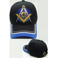 thumbnail image 2 of Mason Baseball Cap Freemason Mason Hat Mens and Bumper Sticker (Black), 2 of 3