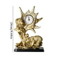 thumbnail image 3 of Animal Clock Ornament Desktop Desktop Animal Clock Clock Ornament Home Living Room Retro Cabinet Clock Ornament, 3 of 6