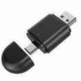 thumbnail image 1 of 2-En-1 Carplay Inalámbrico Android Auto Adaptador Inteligente AI Caja Dongle Soporte USB y Tipo-C con Cable Al Adaptador Inalámbrico, 1 of 5