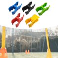 thumbnail image 5 of 10 piezas de hebilla de clip para asta de bandera de entrenamiento de fútbol, conector de bandera de scooter para práctica de advertencia, campo de agilidad al aire libre, voleibol, 5 of 5