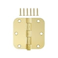 thumbnail image 6 of Hyper Tough 3-1/2 in. Round Corner Steel Door Hinge, Brass Finish, 6 of 8