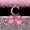 Pink Black C, variant on Erosebridal Pink Leopard Print Queen Comforter Set,Chic Sparkling Print S Alphabet Bedding Comforter Set For Kids Girls,Black Reversible,3-Piece