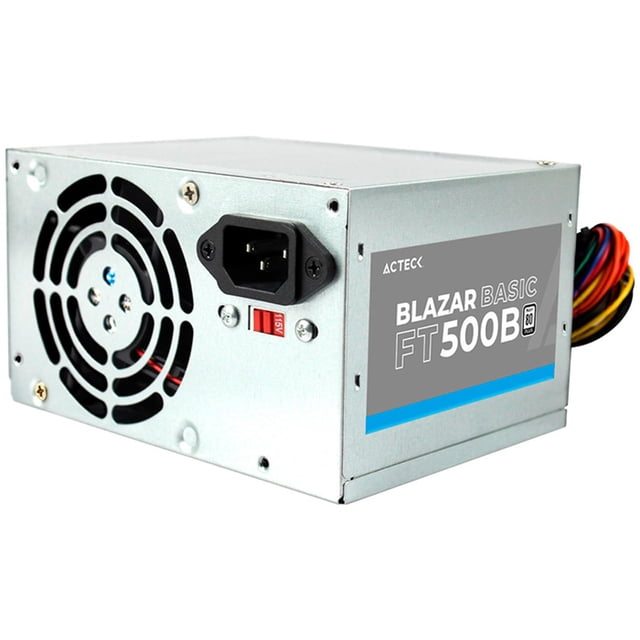 Fuente de Poder PC Acteck BLAZAR BASIC FT500B 500W ATX Plata AC-938150