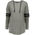 thumbnail image 3 of Holloway Sportswear S Womens Hooded Low Key Pullover Vintage Grey/Vintage Black 229390, 3 of 4
