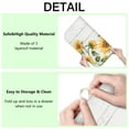 thumbnail image 4 of Sunflower Counter Mat for Dish Drying, 18x24 Inch Microfiber Pad, Foldable Absorbent Kitchen Rack Mat with Floral Design, 4 of 5