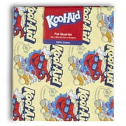 Kool-Aid Fat Quarter Lemon AOP Yellow Fabric by the Quarter