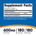 thumbnail image 2 of Nutricost N-Acetyl L-Cysteine (NAC) 600mg, 180 Capsules - Non-GMO, Gluten Free, 2 of 5