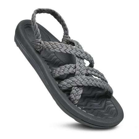 

Women s Crochet Summer Essentials Lightweight Slingback Sandals