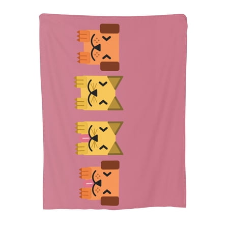 Rectangular Cute Pet Dog Throw Blanket, Super Soft Anti-Pilling Flannel Bed Blankets, 80"x60"