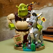 LEGO Shrek: Shrek, Donkey & Puss in Boots - Building Kit - Movie Memorabilia with 3 Figures- Nostalgic Adult Building Set for Women and Men - Movie Gift Idea for Ages 18+ 72423