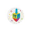 Hanukkah Festivities Dessert Plates - Party Supplies - 8 Pieces