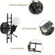 thumbnail image 4 of Aplique de pared para interiores, lámpara de pared de escalada humanoide creativa, lámpara de pared de hierro moderna, luces de pared negras e27, para habitación de niños, pasillo, restaurante, escale, 4 of 4