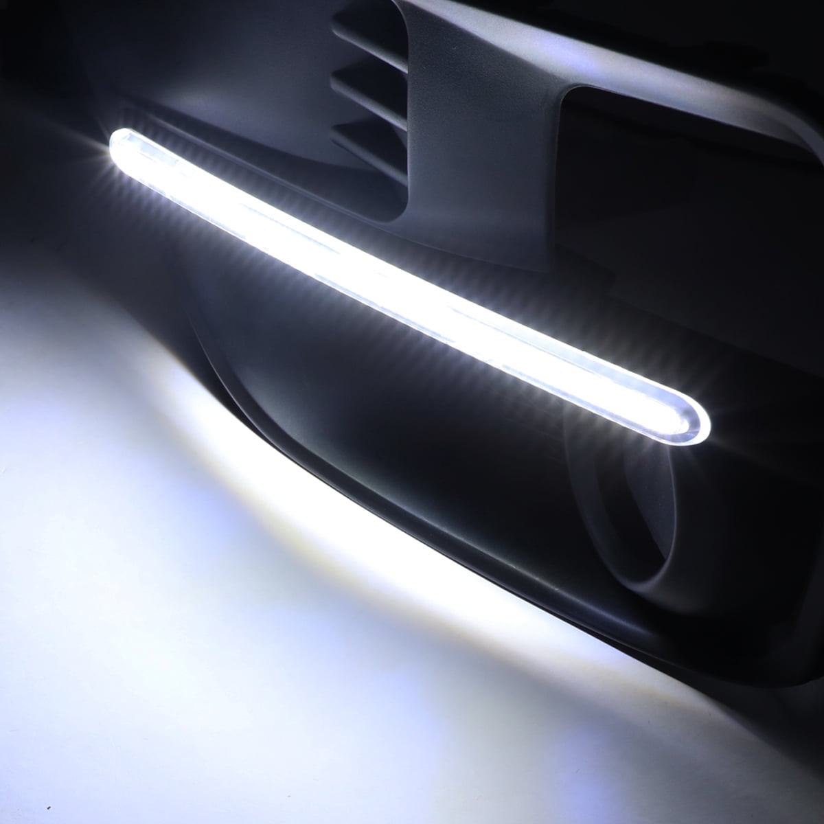DNA Motoring FL-ZTL-225-CH For 2015 to 2017 Subaru WRX/STI Pair Bumper Driving LED DRL Fog Light Lamp+Bezel Clear Lens 16