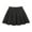 Black, variant on Girls Short Plaid Pleated Skirts Girls Pleated Mini Skirt, Kids High Waist School Uniform Skirts Built in Shorts, A-Line Mini Skirts Ruffle Skirts for Girls Black 3Y