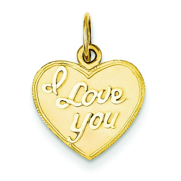 14K Gold Heart Pendant Jewelry