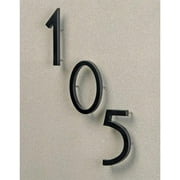 HY-KO 6 Black Floating Mount House Number 6