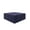 Blue, variant on Novogratz The Flower Ottoman Pouf, Navy Blue Microfiber