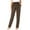 Brown-02, variant on Owordtank Womens Casual Pants with Pockets Tie Waist Wide Leg Plus Size Comfy Pants Loungewear